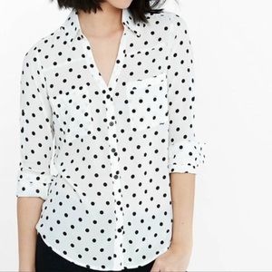 Express Original Portofino Button up shirt in Polka Dot